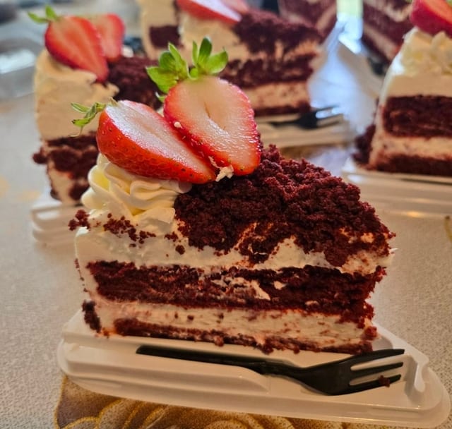 Red velvet cake.