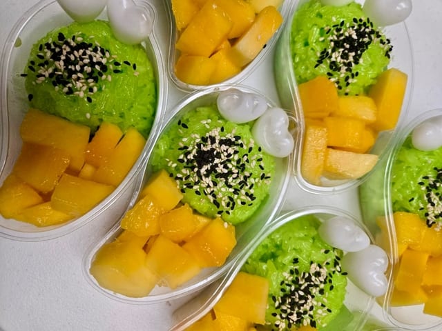 Mango sticky Rice.