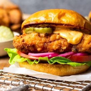 The Chicken Burger (Regular or Spicy)