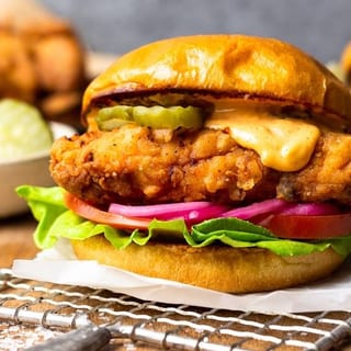 The Chicken Burger (Regular or Spicy)