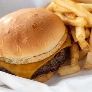 Burger Basket (Cheese & Meat only, Fries, Juice Box)