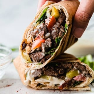 Beef Shawarma Wrap