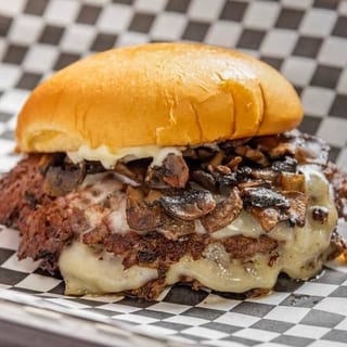 The Mushroom Swiss Burger