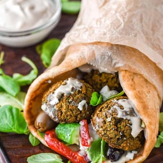The Falafel Wrap(Vegetarian)