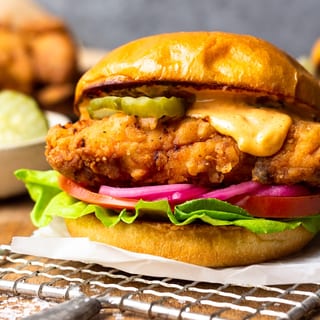 The Chicken Burger (Regular or Spicy)